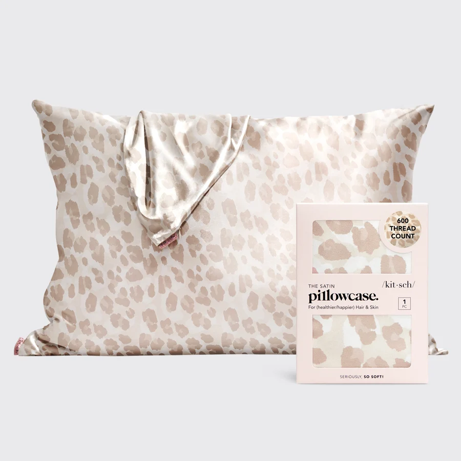 Satin Pillowcase Standard - Leopard